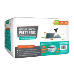 Frisco Charcoal Dog Training & Potty Pads, 22 x 23-in, Unscented