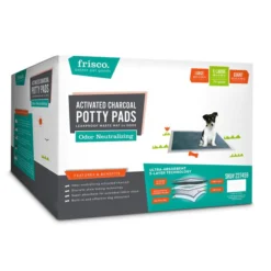 Frisco Extra Large Charcoal Dog Training & Potty Pads, 28 x 34-in, Unscented