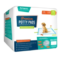 Frisco Giant Printed Dog Training & Potty Pads, 27.5 x 44-in, Unscented