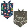 Frisco Holiday & New Years Dog & Cat Bandana, 2 pack -FRISCO Sales 228983 MAIN. SY630 V1637646725