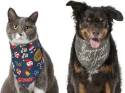 Frisco Holiday & New Years Dog & Cat Bandana, 2 pack -FRISCO Sales 228983 PT2. SY630 V1637656939