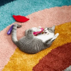 Frisco Retro Lip Gloss Plush Cat Toy with Catnip -FRISCO Sales 230274 PT3. SY630 V1602639773