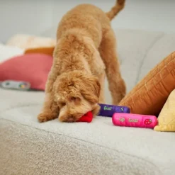 Frisco Retro Lip Gloss Plush Squeaky Dog Toy -FRISCO Sales 230365 PT3. SY630 V1602639730