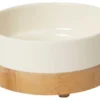 Frisco Melamine Dog & Small Pet Bowl with Bamboo Base