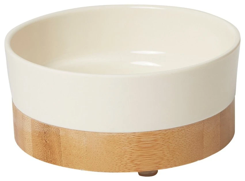 Frisco Melamine Dog & Small Pet Bowl with Bamboo Base 2 Frisco Melamine Dog & Small Pet Bowl with Bamboo Base