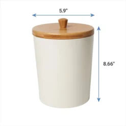 Frisco Melamine Dog & Cat Treat Jar with Bamboo Lid, 8 Cups -FRISCO Sales 232068 PT6. SY630 V1605758600