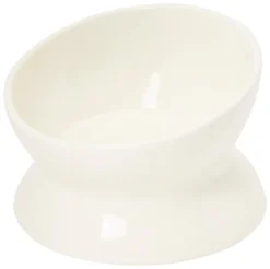 Frisco Double-Sided Ceramic Elevated Cat Bowl, 1.25 cups