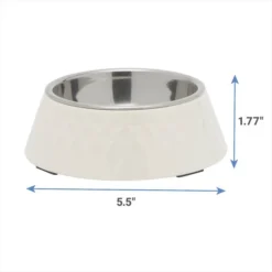Frisco Hammered Melamine Stainless Steel Dog Bowl -FRISCO Sales 232083 PT6. SY630 V1605749206