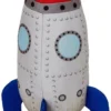 Frisco Ballistic Nylon Plush Squeaky Rocket Ship Dog Toy