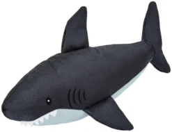 Frisco Ballistic Nylon Plush Squeaky Great White Shark Dog Toy