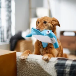 Frisco Ballistic Nylon Plush Squeaky Hammerhead Shark Dog Toy -FRISCO Sales 233593 PT3. SY630 V1600973836