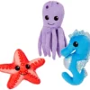 Frisco Hide & Seek Plush Coral Puzzle Dog Toy Refill, 3 count -FRISCO Sales 233597 MAIN. SY630 V1599759985
