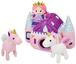 Frisco Hide & Seek Plush Magical Castle Puzzle Dog Toy