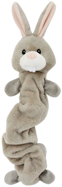 Frisco Bungee Plush Squeaky Bunny Dog Toy