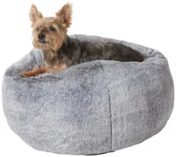 Frisco Plush Pouf Pillow Cat & Dog Bed -FRISCO Sales 235025 PT2. SY630 V1600351574
