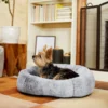 Frisco Plush Camel Back Donut Bolster Cat & Dog Bed -FRISCO Sales 235027 MAIN. SY630 V1602690491