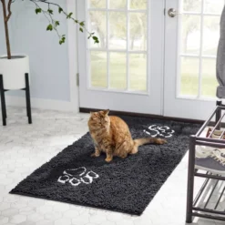 Frisco Microfiber Chenille Paw Print Doormat Runner 10 Frisco Microfiber Chenille Paw Print Doormat Runner -FRISCO Sales 235889 PT4. SY630 V1606833824