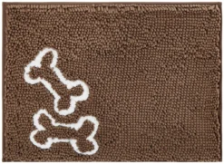 Frisco Microfiber Chenille Bones Mat