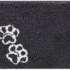 Frisco Microfiber Chenille Paw Print Dog & Cat Mat, Dark Gray -FRISCO Sales 235893 MAIN. SY630 V1603305686