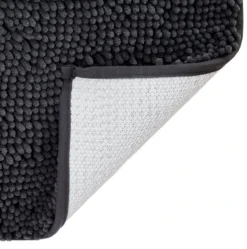 Frisco Microfiber Chenille Paw Print Dog & Cat Mat, Dark Gray -FRISCO Sales 235893 PT2. SY630 V1603309363