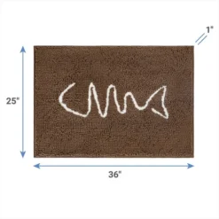 Frisco Microfiber Chenille Fish Bone Litter Mat -FRISCO Sales 236241 PT1. SY630 V1603417896