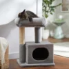Frisco 24.8-in Faux Fur Cat Tree & Condo -FRISCO Sales 236544 MAIN. SY630 V1637693529