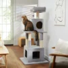 Frisco 54 in Faux Fur Cat Tree & Condo -FRISCO Sales 236550 MAIN. SY630 V1637693494