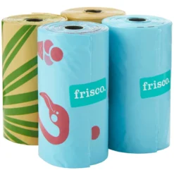 Frisco Flamingos & Foliage Print Dog Poop Bags, 120 Count