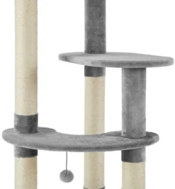 Frisco 59.5-in Heavy Duty Faux Fur Cat Tree & Condo -FRISCO Sales 238156 PT4. SY630 V1616073990