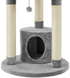 Frisco 59.5-in Heavy Duty Faux Fur Cat Tree & Condo -FRISCO Sales 238156 PT5. SY630 V1616074308