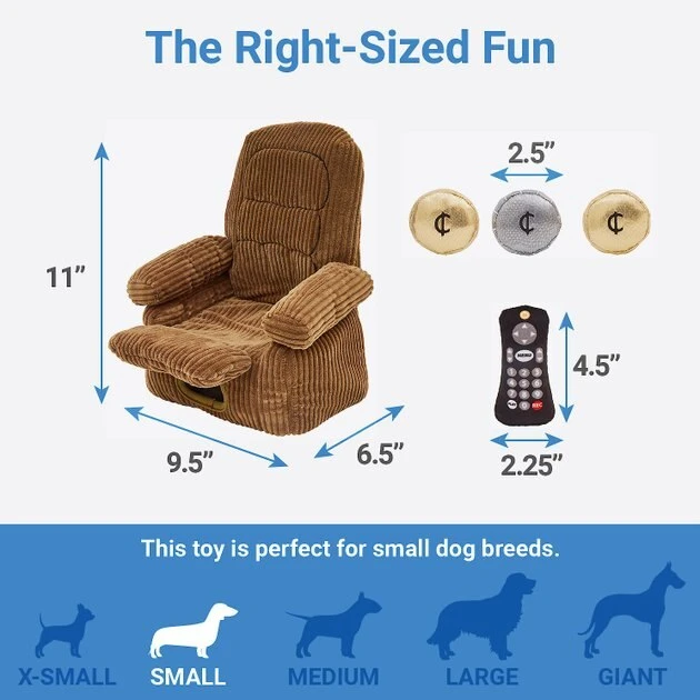 Frisco Zoomies & Chill Couch Hide & Seek Plush Squeaky Puzzle Dog Toy 4 Frisco Zoomies & Chill Couch Hide & Seek Plush Squeaky Puzzle Dog Toy - Image 2