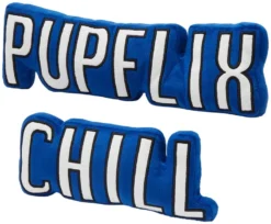 Frisco Zoomies & Chill Pupflix & Chill Plush Squeaky Dog Toy, 2 count