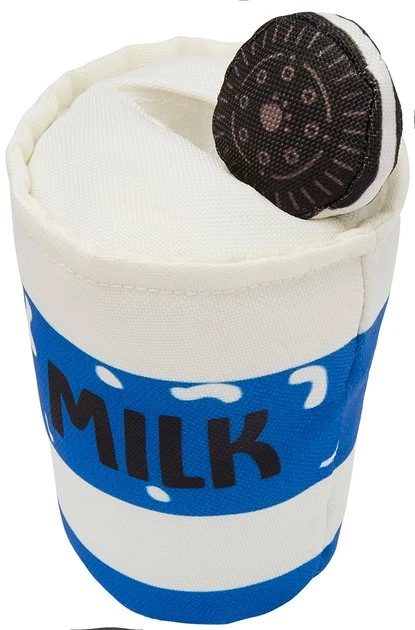 Frisco Zoomies & Chill 2-in-1 Milk & Cookie Plush Squeaky Dog Toy 5 Frisco Zoomies & Chill 2-in-1 Milk & Cookie Plush Squeaky Dog Toy - Image 3