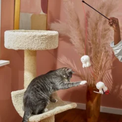 Frisco Zoomies & Chill Popcorn Teaser Cat Toy -FRISCO Sales 241713 PT6. SY630 V1610756895