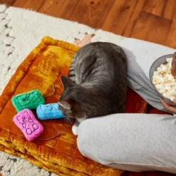 Frisco Zoomies & Chill Gummy Bear Plush Cat Toy with Catnip, 3 count -FRISCO Sales 241715 PT6. SY630 V1610768413