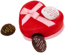Frisco Box of Chocolates Hide & Seek Puzzle Plush Squeaky Dog Toy