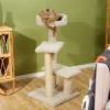 Frisco 41.5-in Real Carpet Wooden Cat Tree -FRISCO Sales 244526 MAIN. SY630 V1605144429