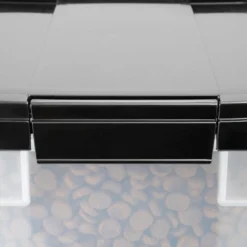 Frisco Airtight Food Storage Container, Clear/Black -FRISCO Sales 245804 PT5. SY630 V1603753005