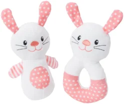 Frisco Bunny Plush Multipack Puppy Toy, 2 count