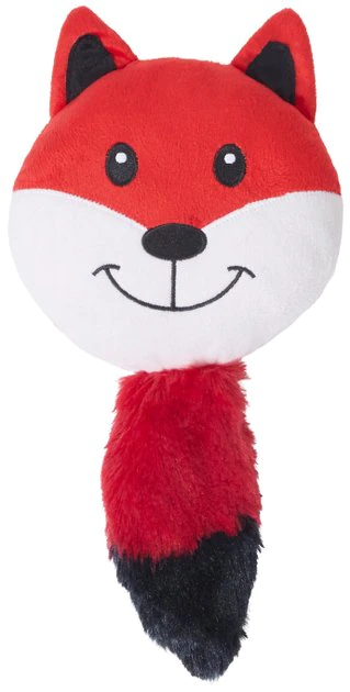 Frisco Fox Disc Plush Squeaky Dog Toy 3 Frisco Fox Disc Plush Squeaky Dog Toy