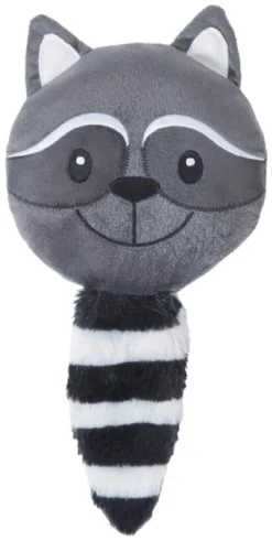 Frisco Raccoon Disc Plush Squeaky Dog Toy