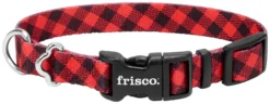 Frisco Buffalo Check Dog Collar