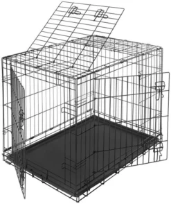 Frisco Heavy Duty All-in-1 Multi-Stage 3 Door Collapsible Wire Dog Crate -FRISCO Sales 247915 PT4. SY630 V1614180683