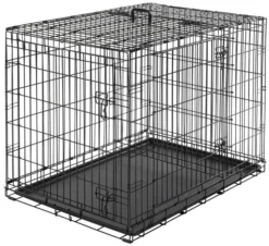 Frisco Heavy Duty All-in-1 Multi-Stage 3 Door Collapsible Wire Dog Crate -FRISCO Sales 247915 PT5. SY630 V1611872190