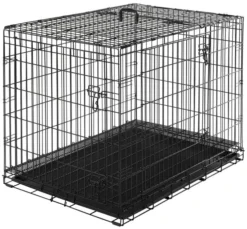 Frisco Heavy Duty All-in-1 Multi-Stage 3 Door Collapsible Wire Dog Crate -FRISCO Sales 247915 PT7. SY630 V1611872185