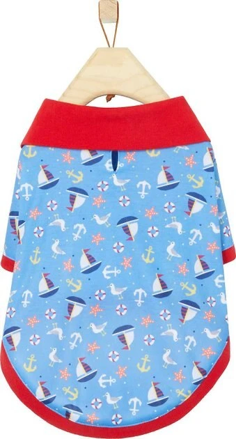 Frisco Nautical Dog & Cat Polo Shirt 6 Frisco Nautical Dog & Cat Polo Shirt - Image 4