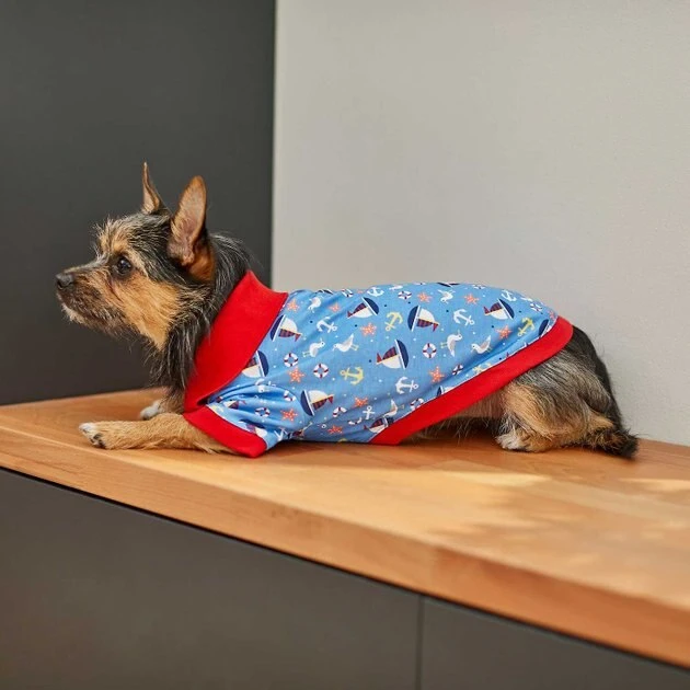 Frisco Nautical Dog & Cat Polo Shirt 9 Frisco Nautical Dog & Cat Polo Shirt - Image 7