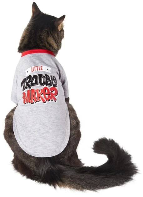 Frisco Little Trouble Maker Dog & Cat T-Shirt 5 Frisco Little Trouble Maker Dog & Cat T-Shirt - Image 3