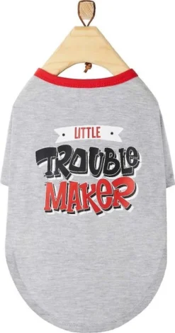 Frisco Little Trouble Maker Dog & Cat T-Shirt 11 Frisco Little Trouble Maker Dog & Cat T-Shirt -FRISCO Sales 248638 PT3. SY630 V1644960089