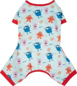 Frisco Little Monsters Dog & Cat Jersey PJs